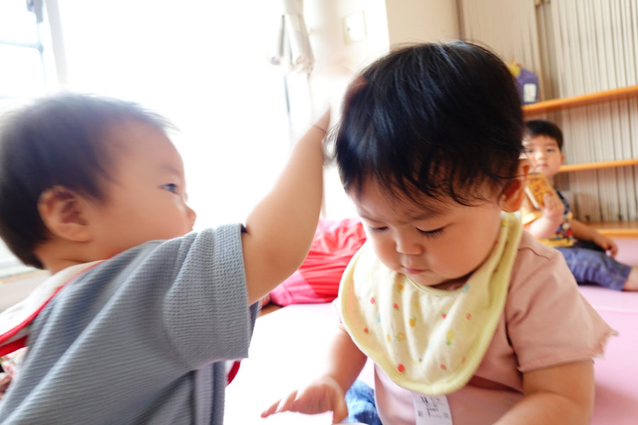 乳児クラスの子どもたち